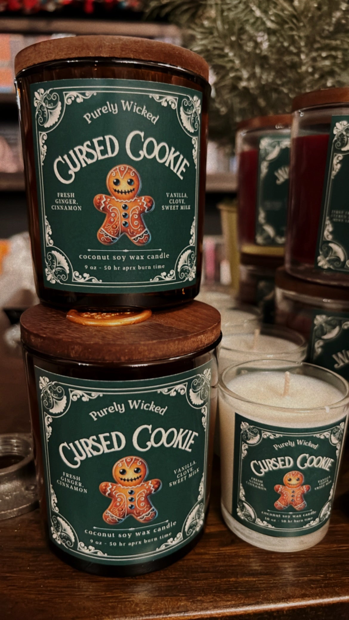 Cursed Cookie - Luxury Holiday Candle Collection