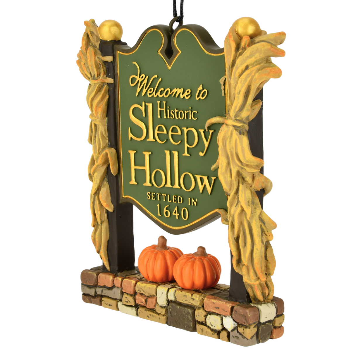 Welcome to Sleepy Hollow Sign Halloween Ornament Decoration
