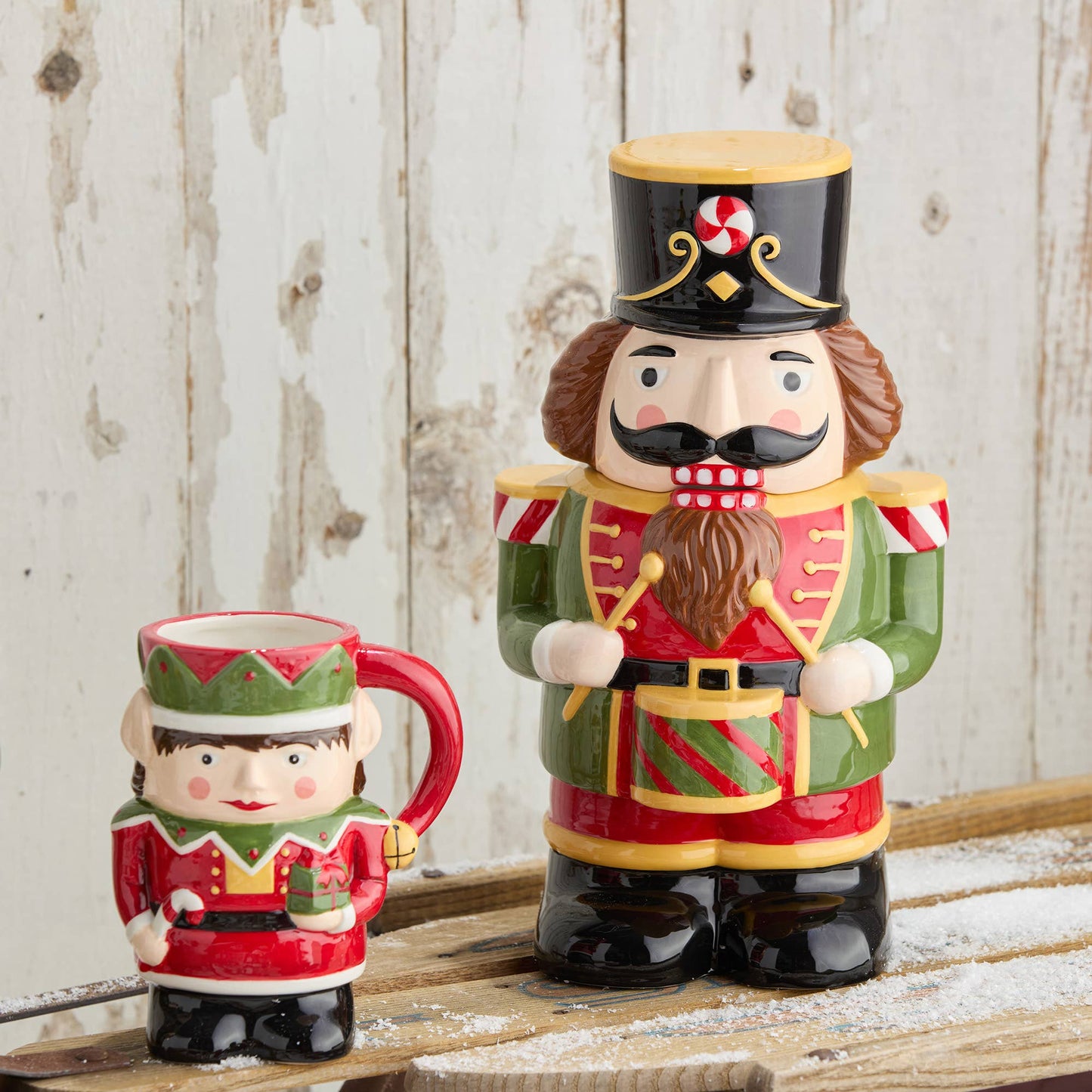 Nutcracker Parade 3-D Mugs 18 oz