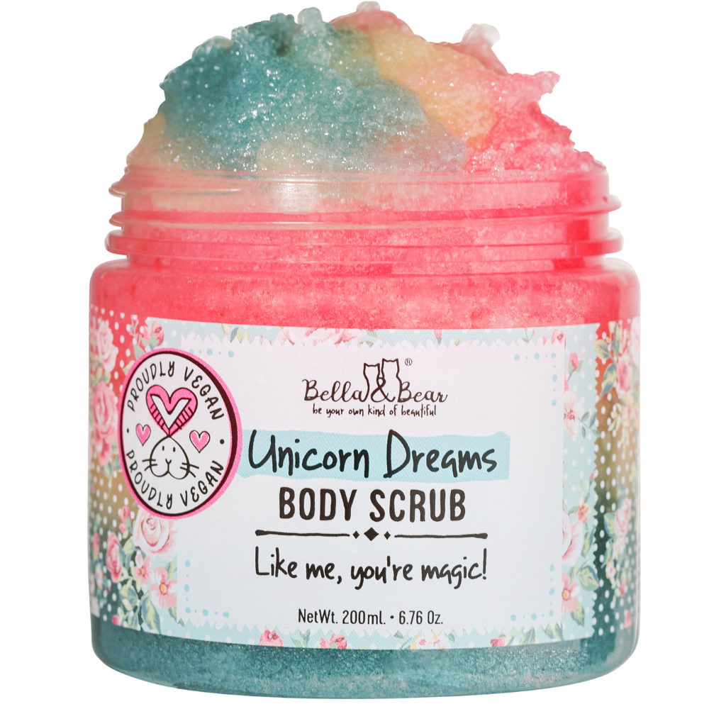 Unicorn Dreams 3 in-1 Body Scrub, Wash & Moisturizer