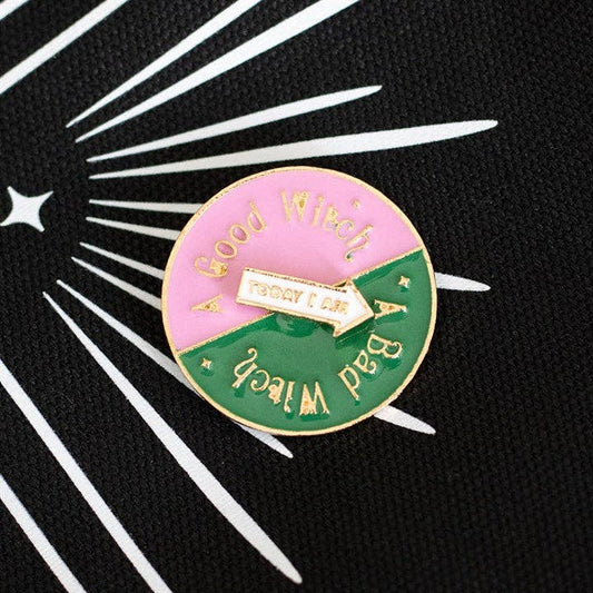 Which Witch Are You? Spinning Pin Badge