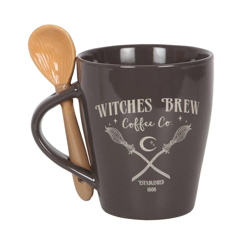 Witches Brew Coffee Co.  Mug and Spoon Set