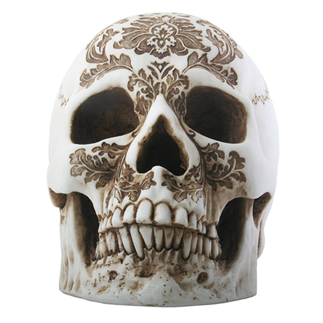 Damask Skull Head