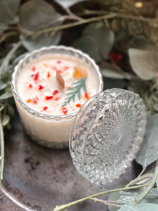 Silent Night - Luxury Glass Holiday Candles