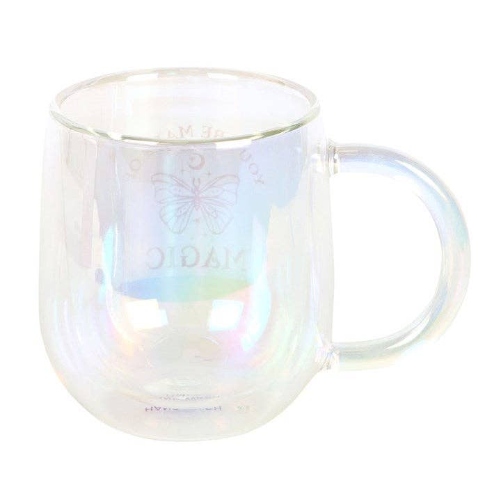 You Are Made of Magic Iridescent Glass Mug