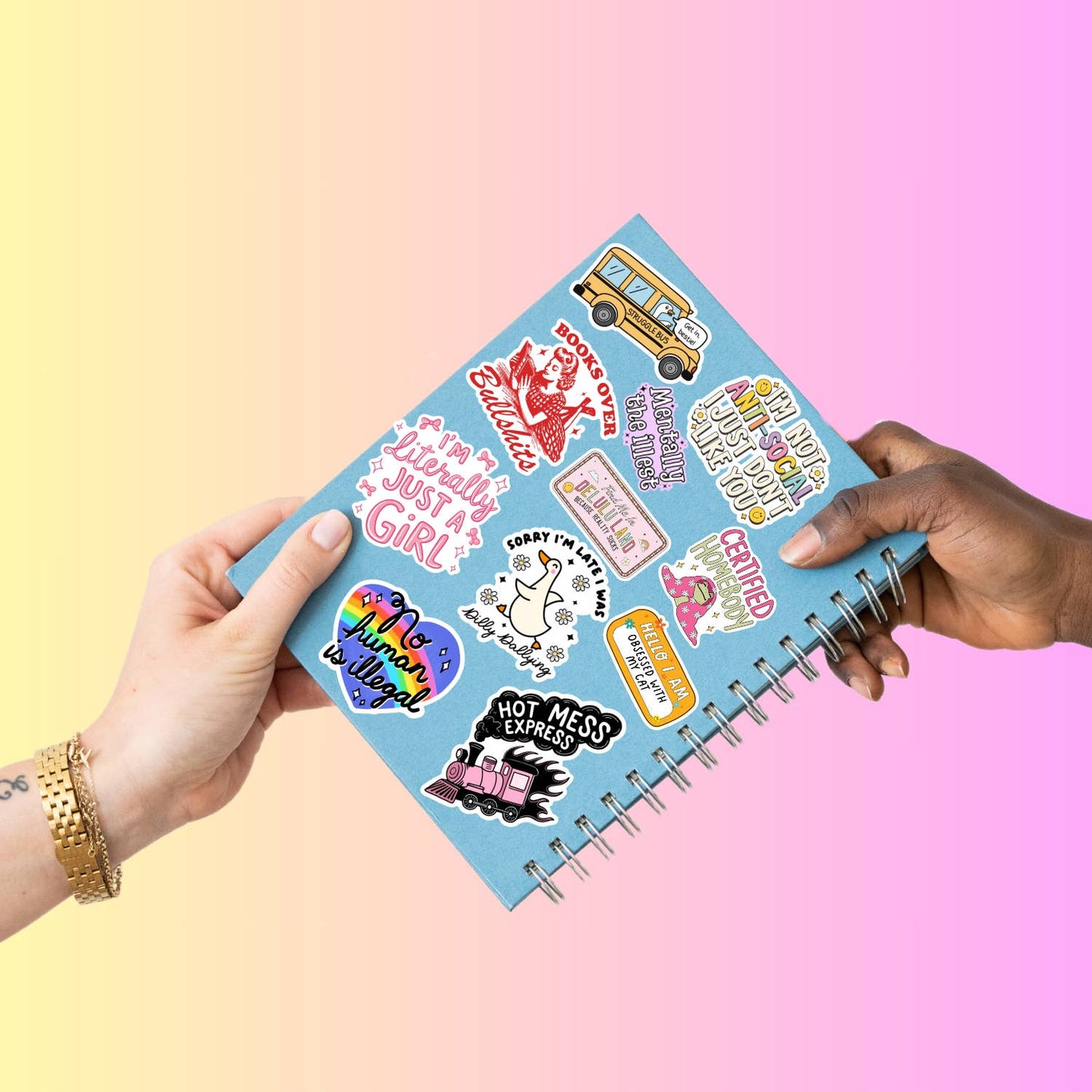 Girls Will Be Girls Witch Crew Sticker: Loose