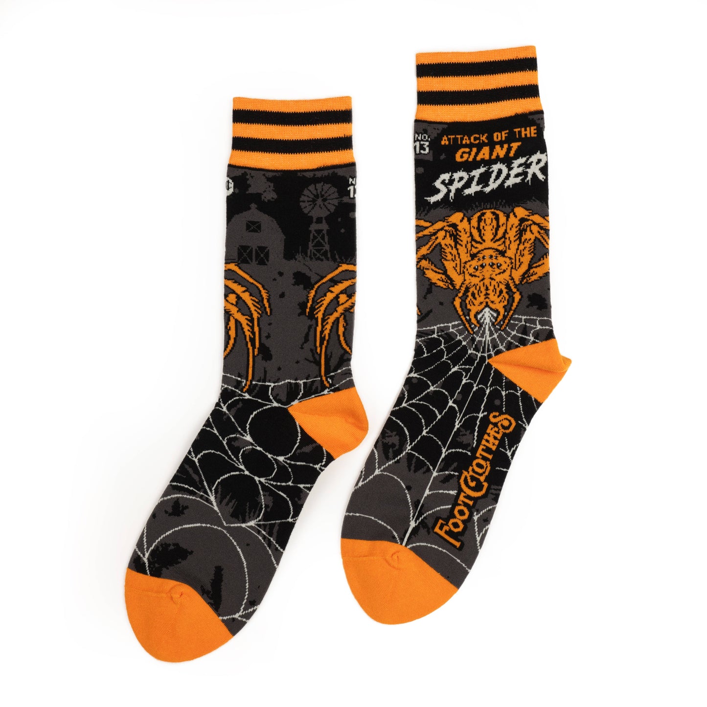 Attack of the Giant Spider Crew Socks