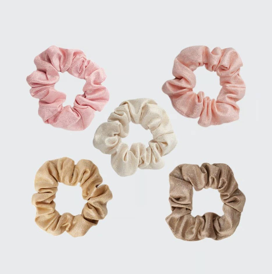 Scrunchies Metallic (Blush)