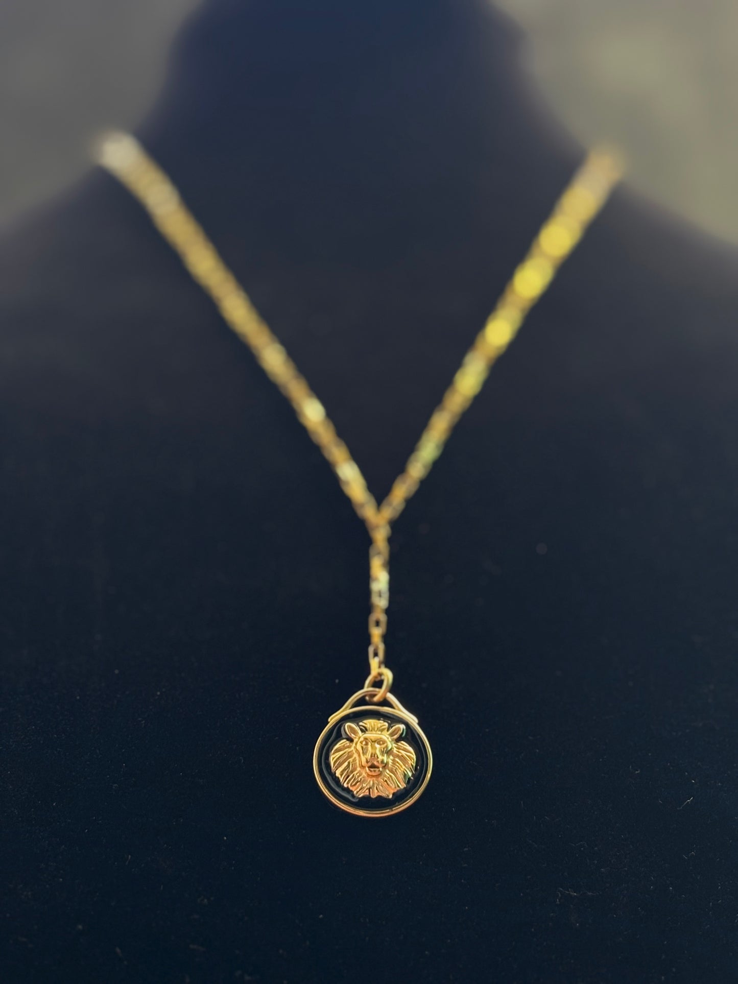 Gold Lion Necklace