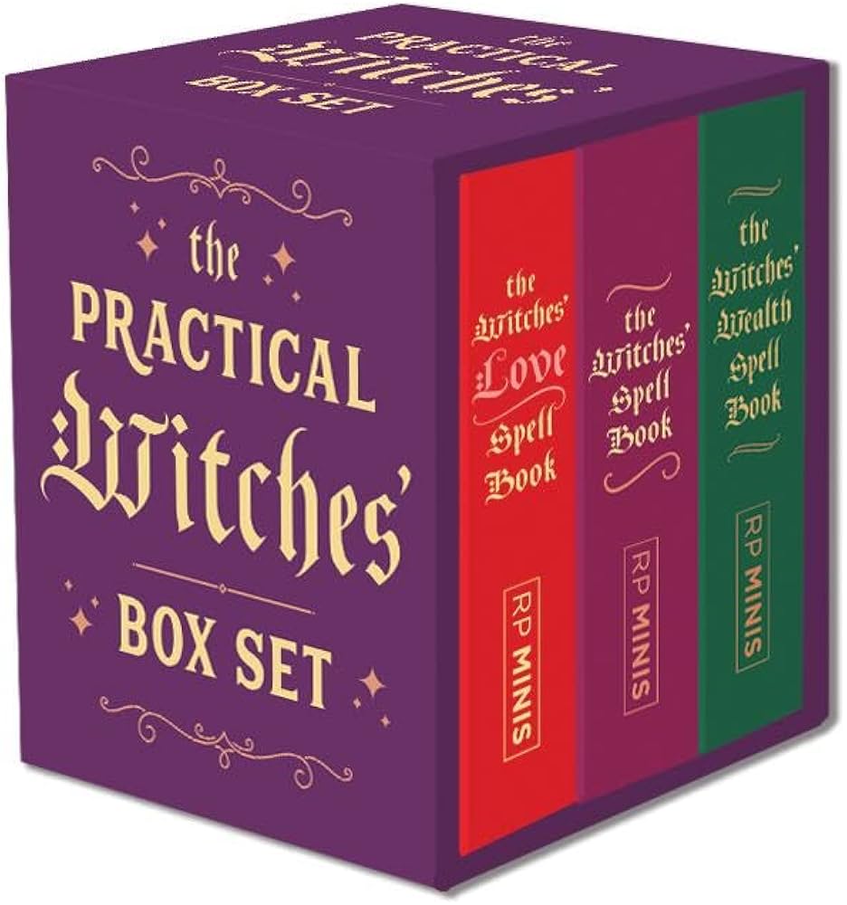 Practical Witch's Set of Three Spell Books