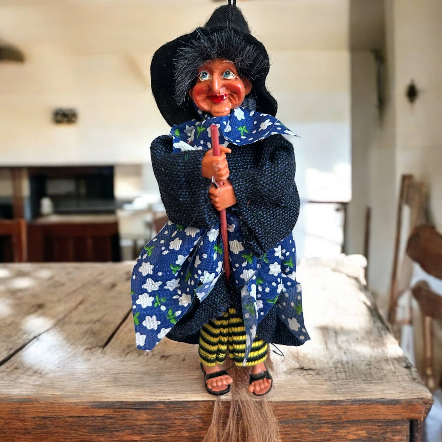 Kitchen Witch Doll Johanna (Blue)
