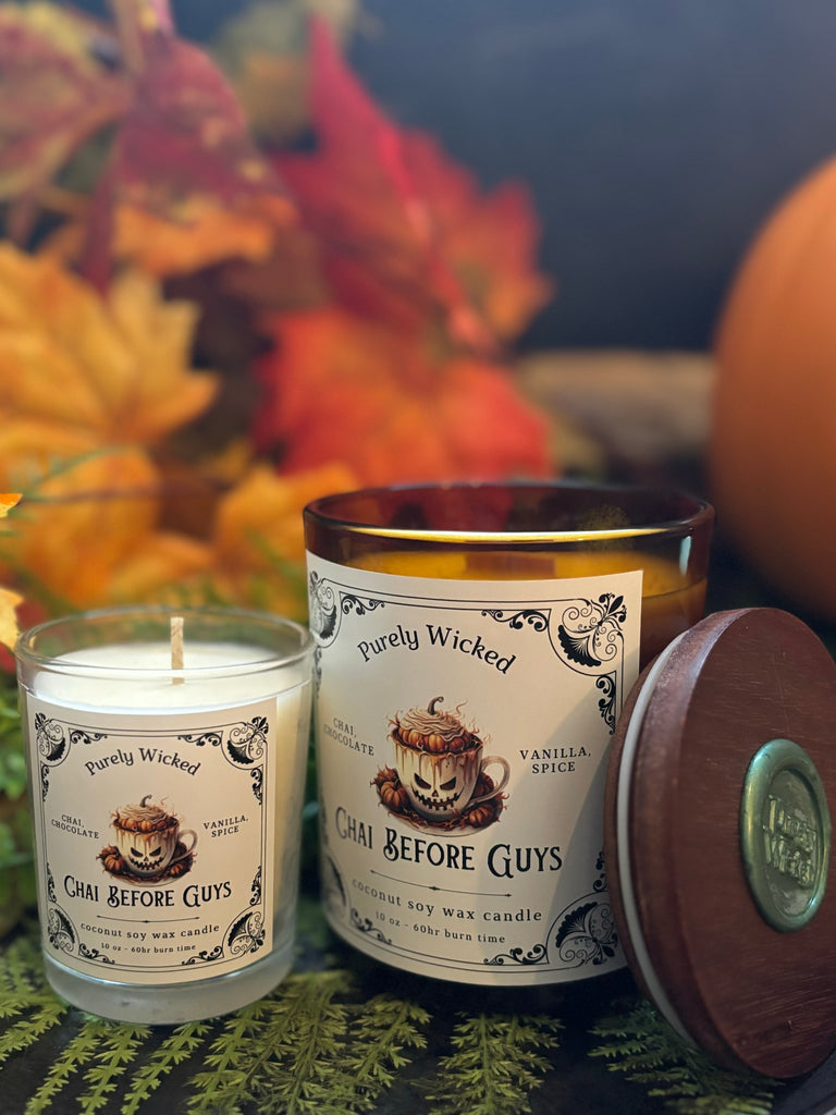 Chai Before Guy Luxury Soy Candle - Fall Collection