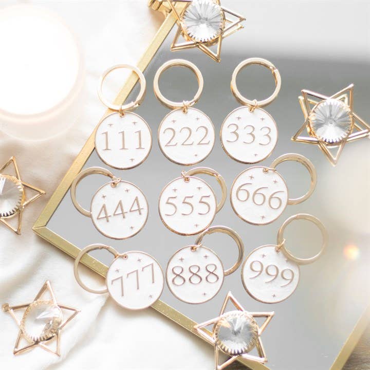 Angel Number Keyrings