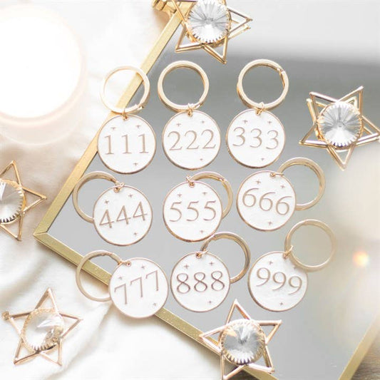 Angel Number Keyrings