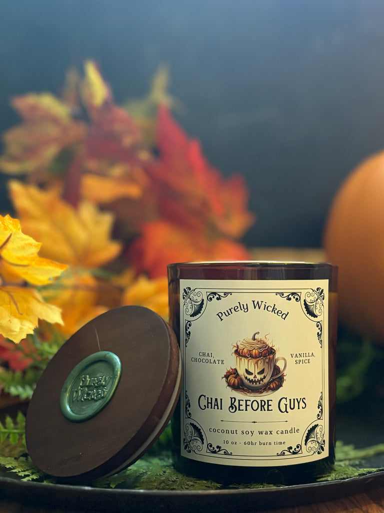 Chai Before Guy Luxury Soy Candle - Fall Collection