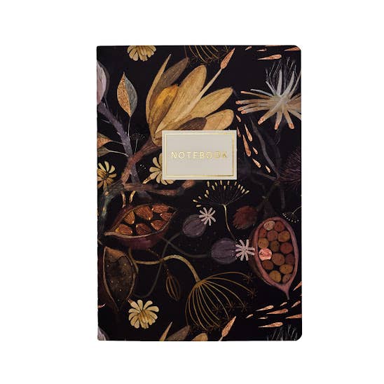 Night Flowers Notebook - 40pgs