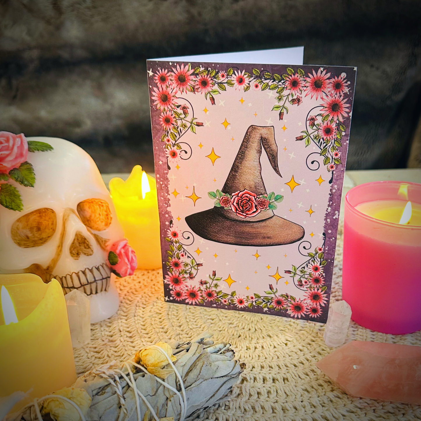 Witchy Hat Greeting Card