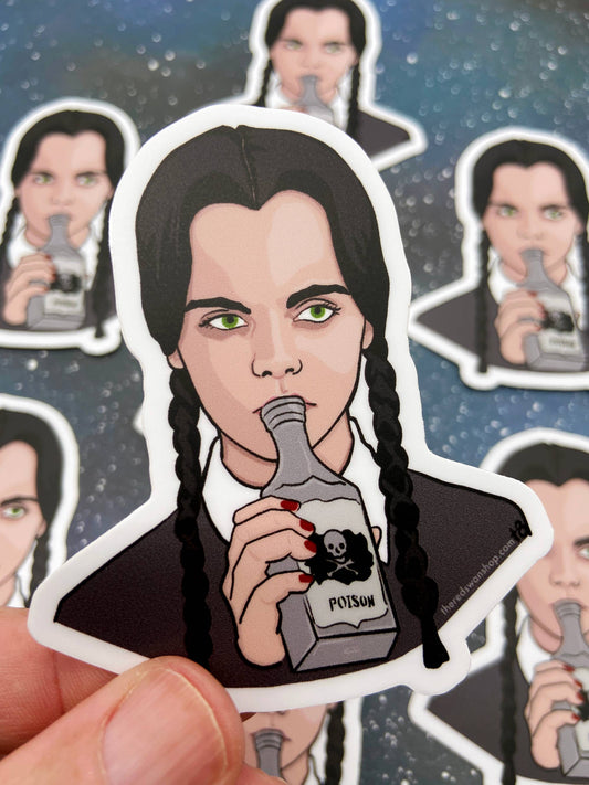 Vinyl Decal - Wednesday Addams