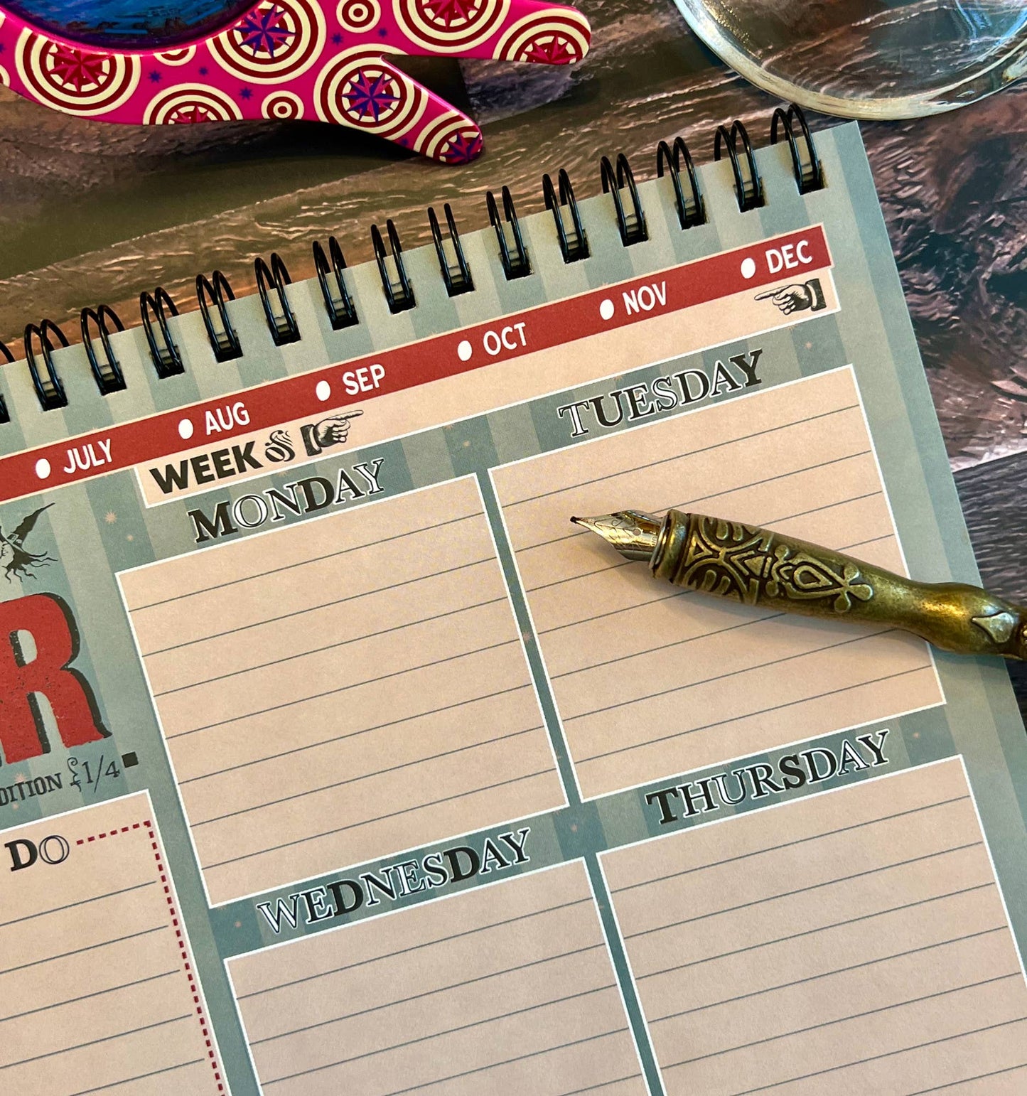 Harry Potter The Quibbler Undated Weekly Planning Pad (8x10)