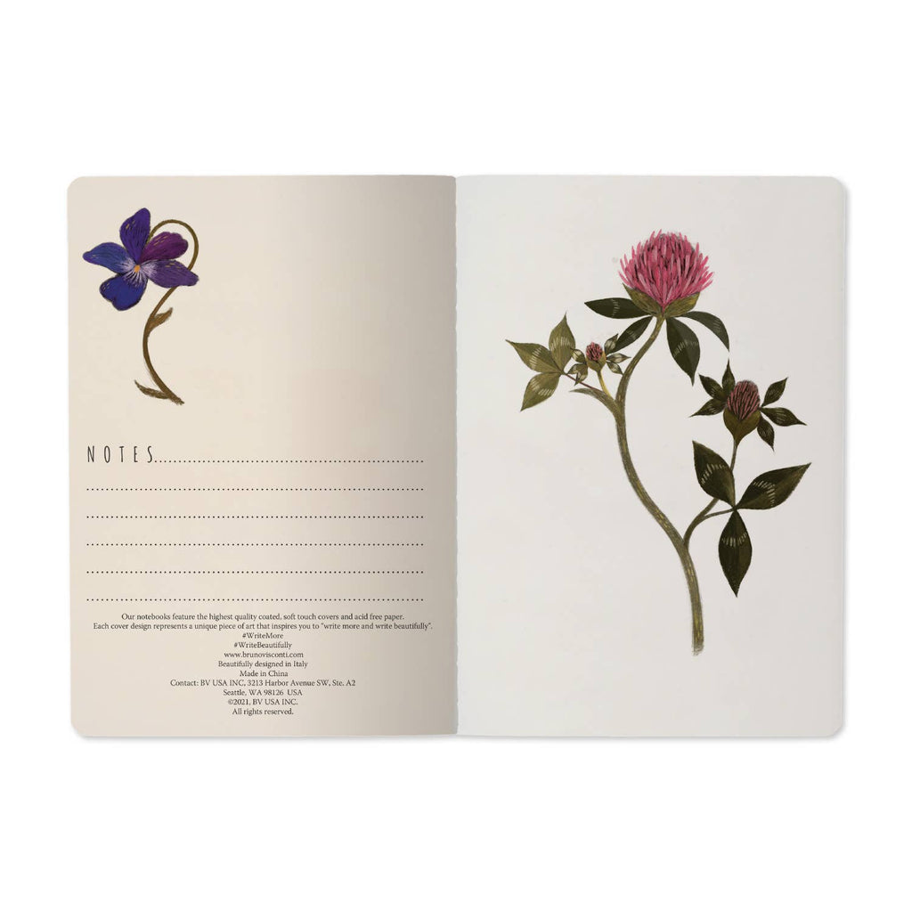 Symmetrical Flora Notebook/Journal - 40pgs