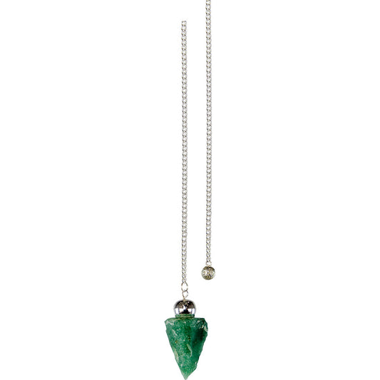 Pendulum - Rough Green Aventurine Gemstone