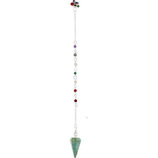 Pendulum - Turquoise Hexagon Chakra