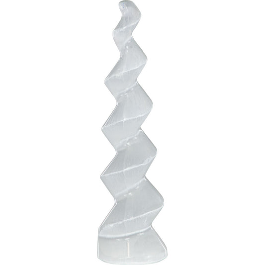 Selenite Standing Twist - 5-7"