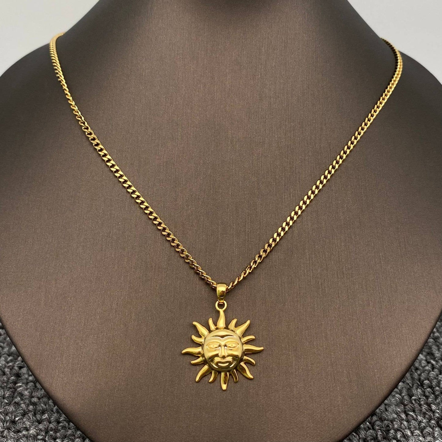 Sun Gold Plated Necklace