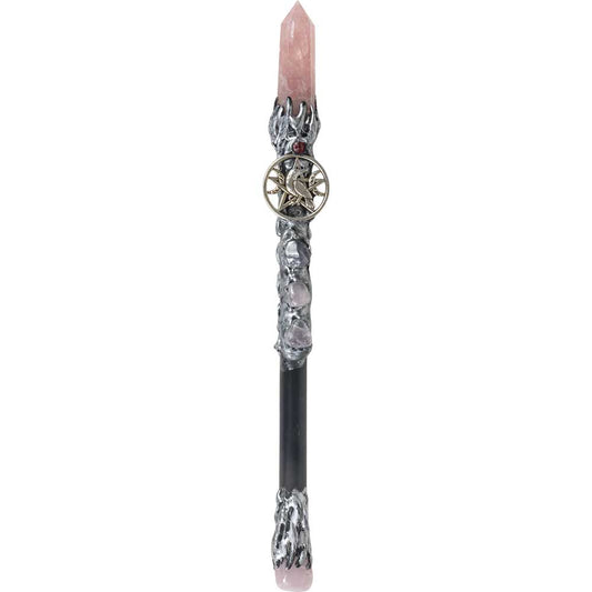 Crystal Wand - Rose Quartz 10"