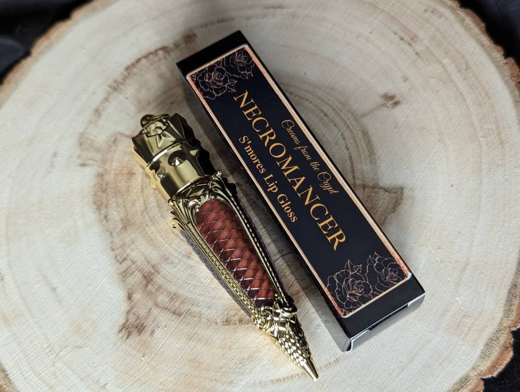 NECROMANCER - Dark Brown Spiced Chocolate Lip Gloss