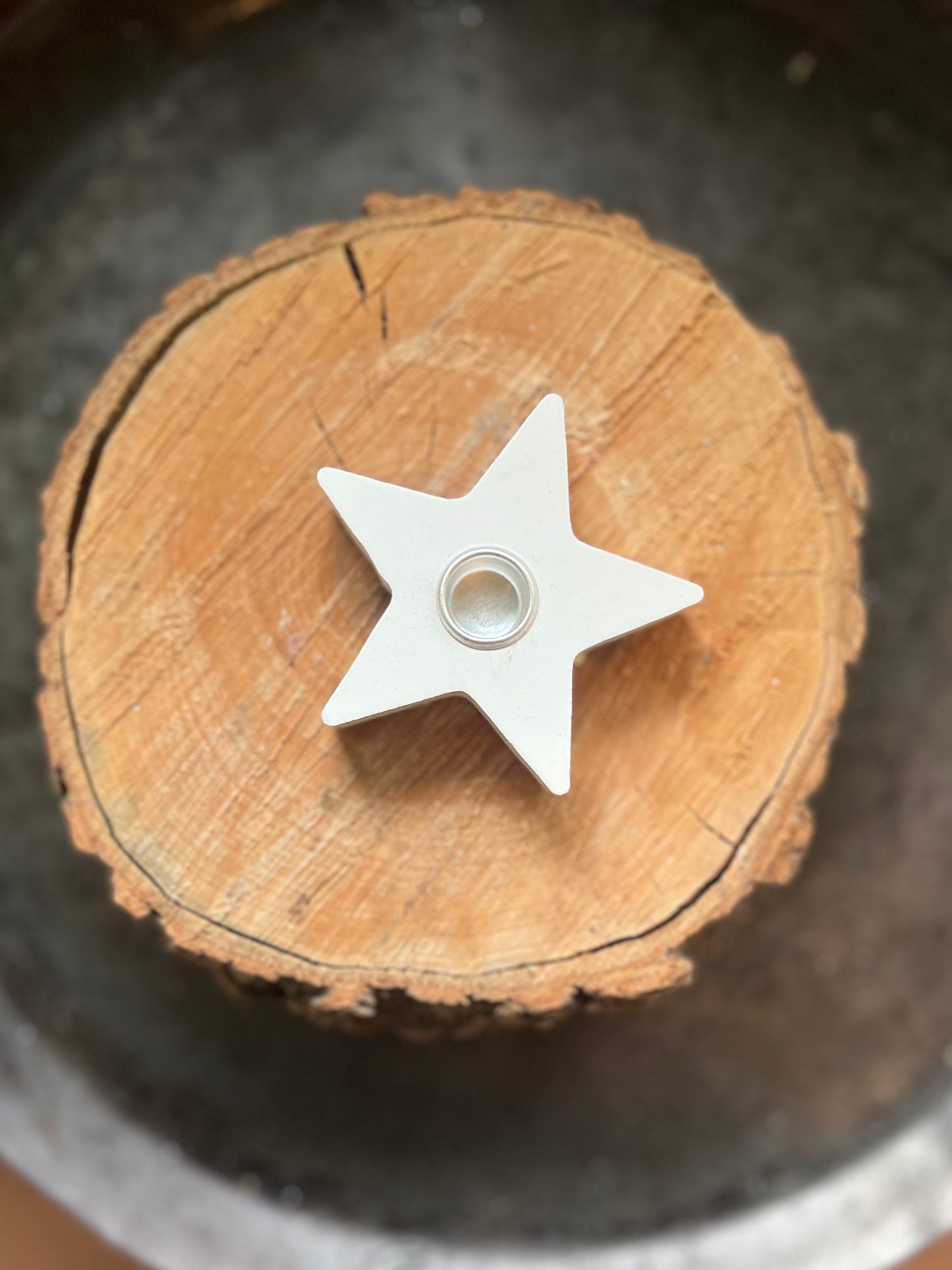 Wiccan Spell Wooden Candle Holders