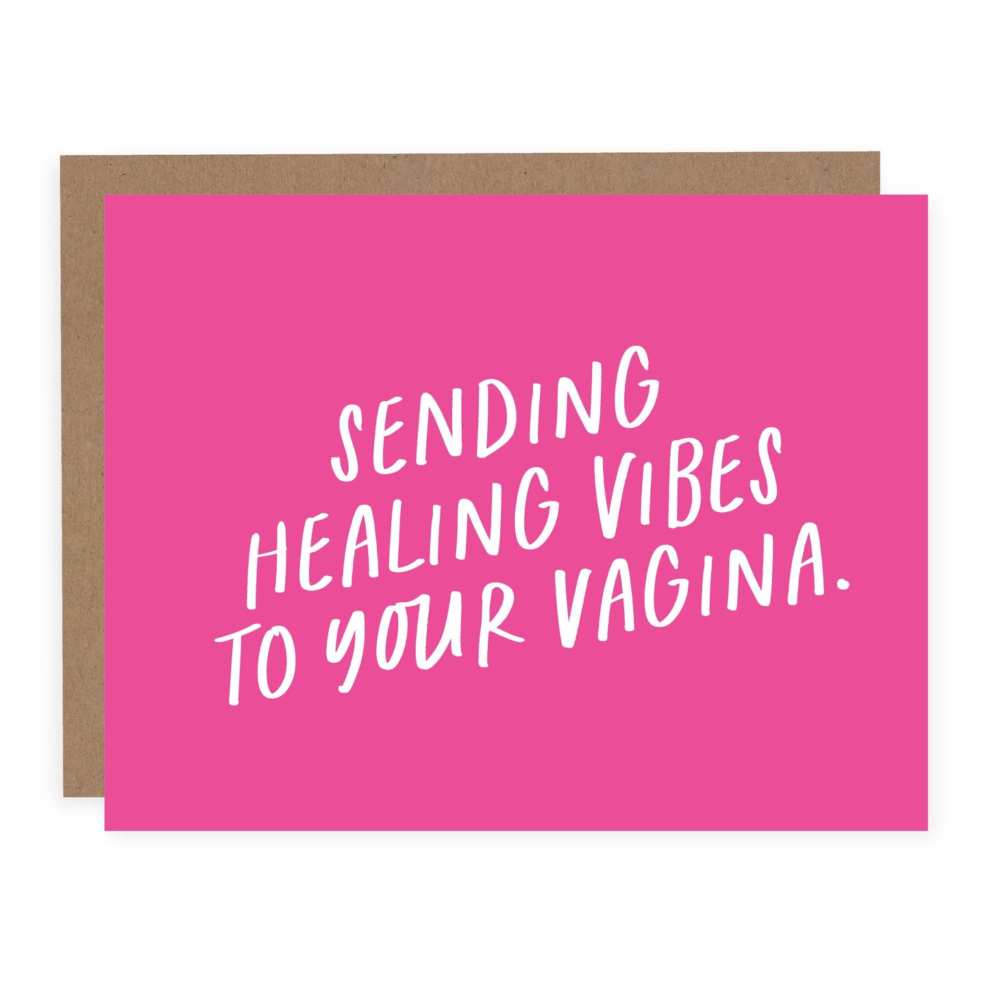 Sending Healing Vibes to Your Vagina | Funny Pregnancy Card