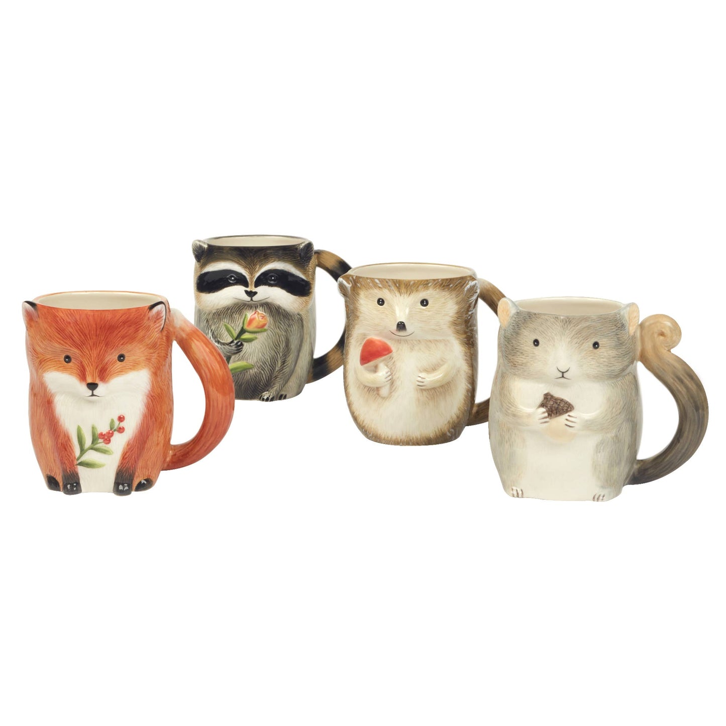 Woodland Critters Fall 3-D Mugs 16 oz