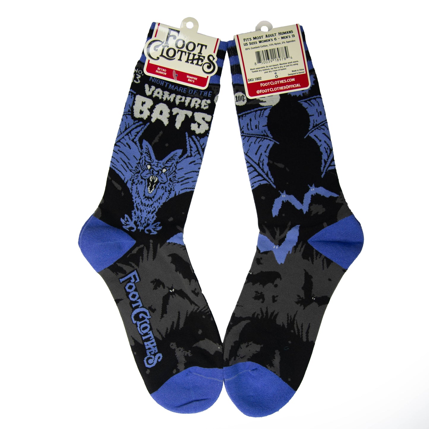 Vampire Bats Crew Socks