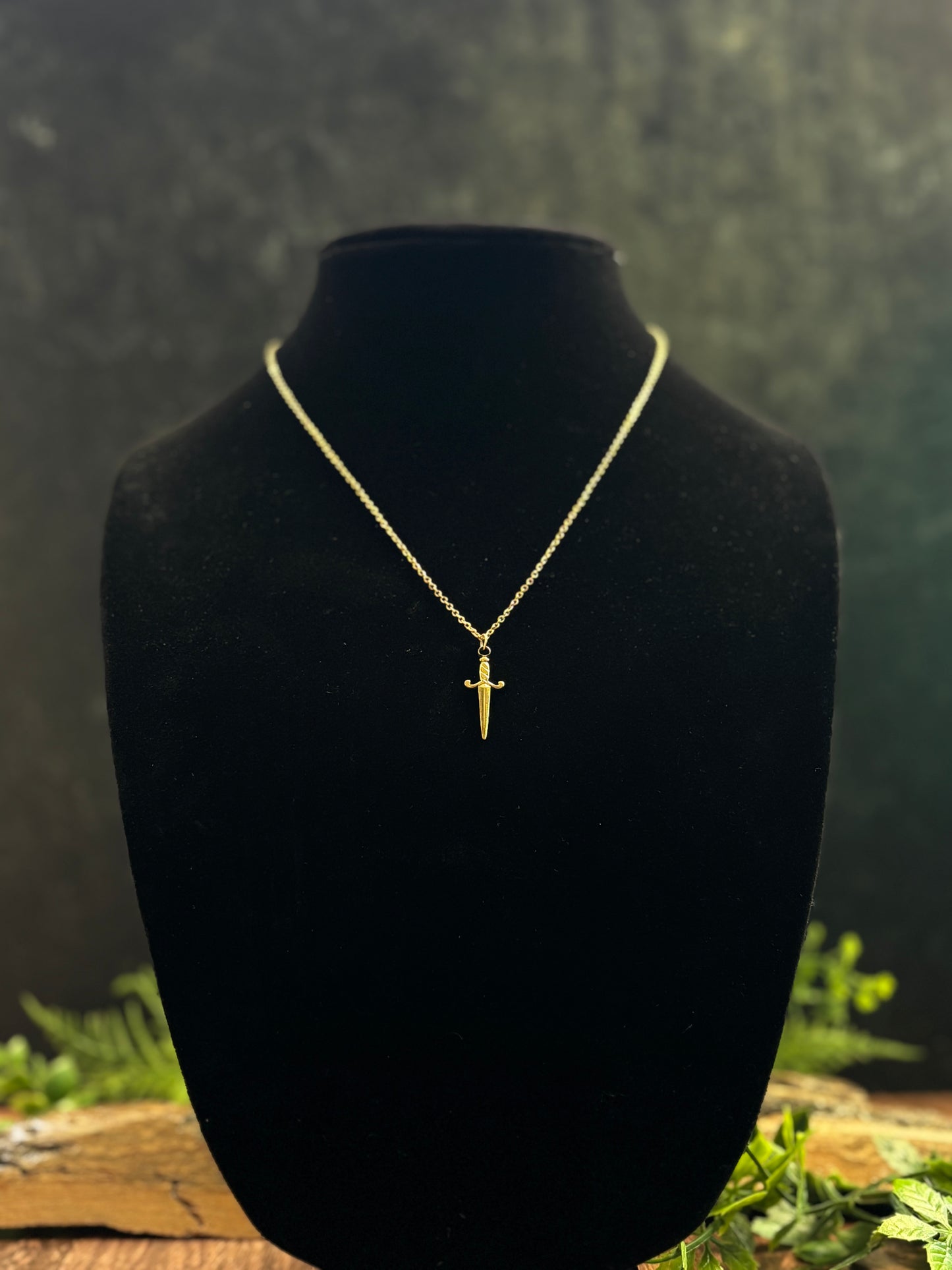 Dainty Sword Necklace