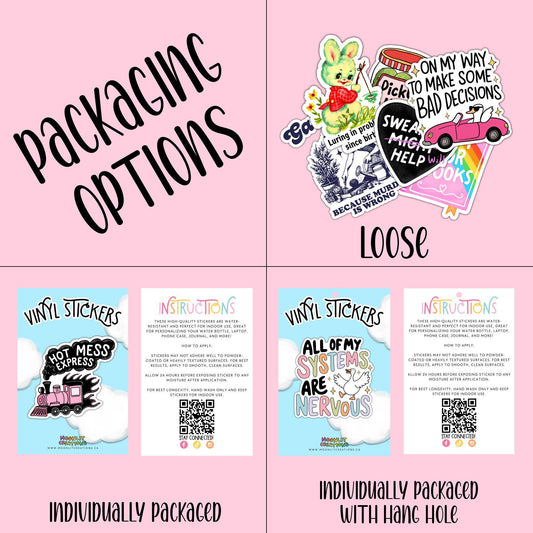 Life’s a Bitch But So Am I Funny Feminist Sticker: Loose