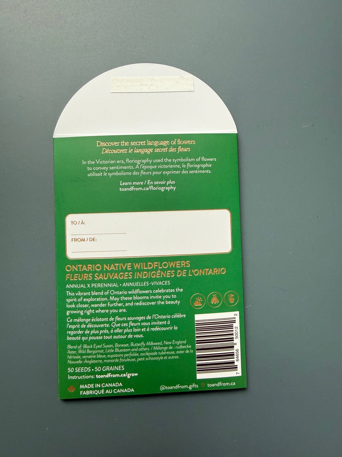 Ontario Native Wildflowers (Discovery) - Seed Packet FOIL