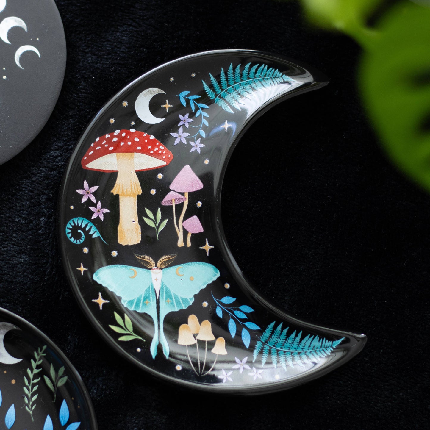 Crescent Moon Dark Forest Trinket Dish