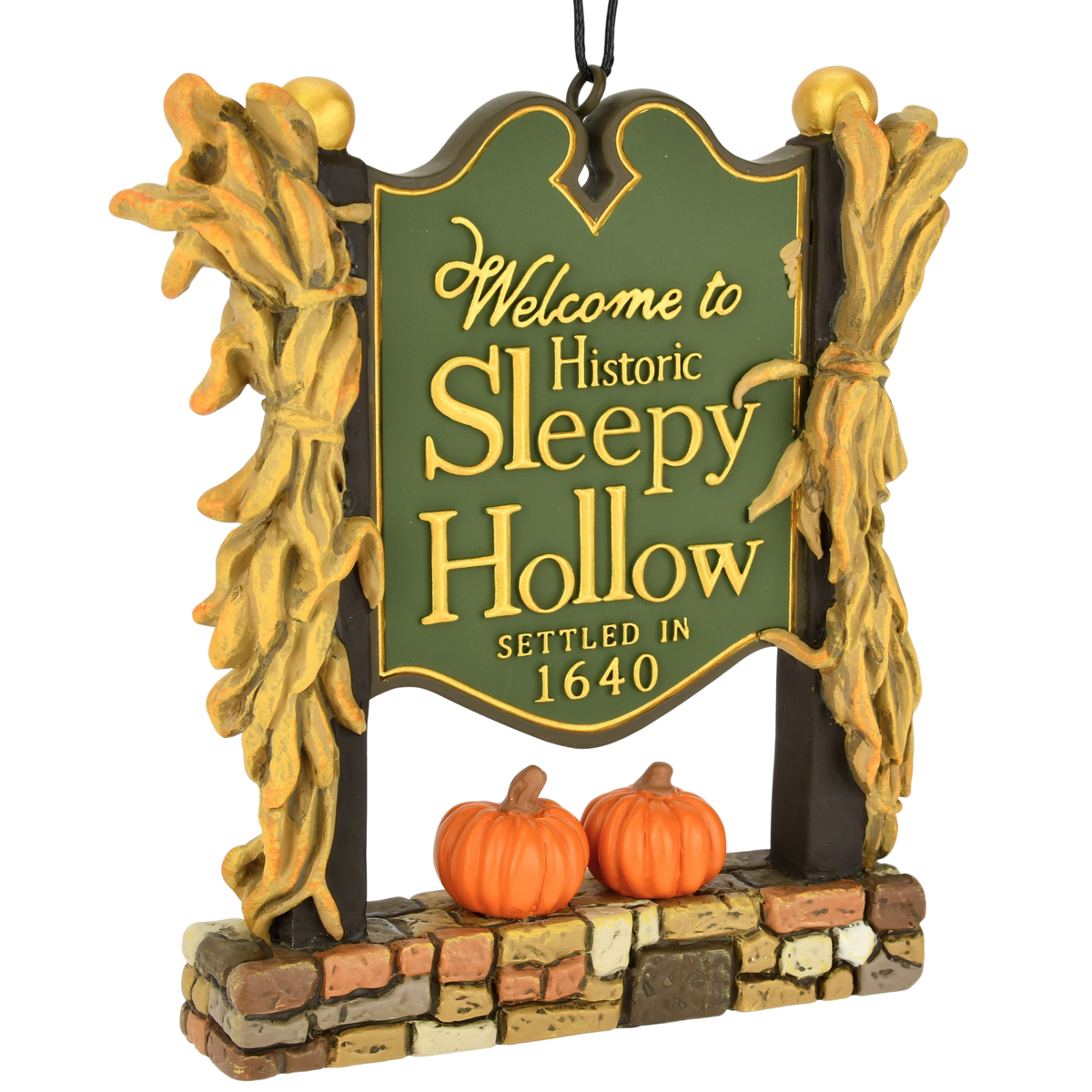 Welcome to Sleepy Hollow Sign Halloween Ornament Decoration