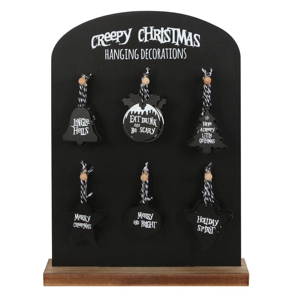 Creepy Gothic Christmas Ornaments