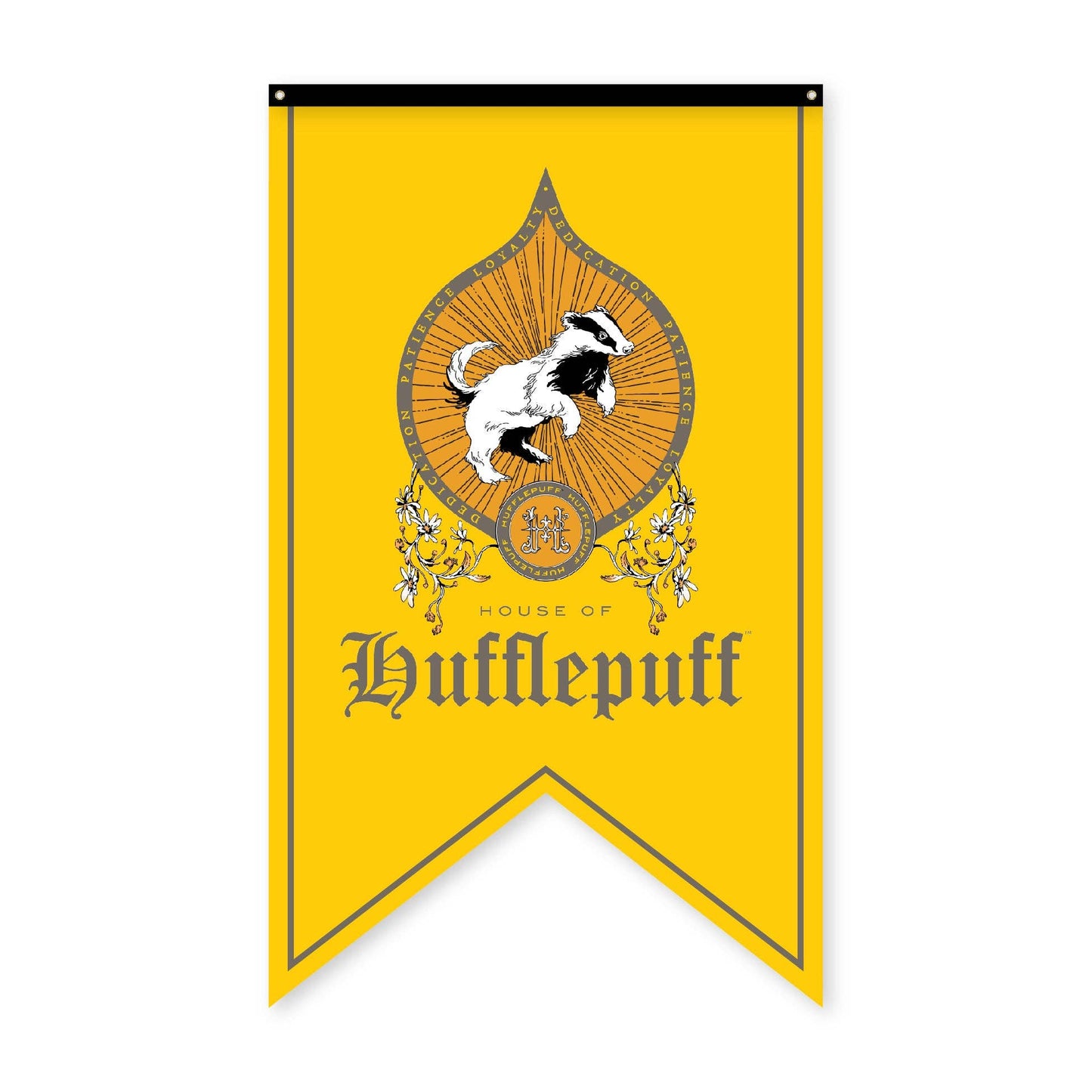 Harry Potter Hufflepuff Crest Banner Flag (30'' x 50'')