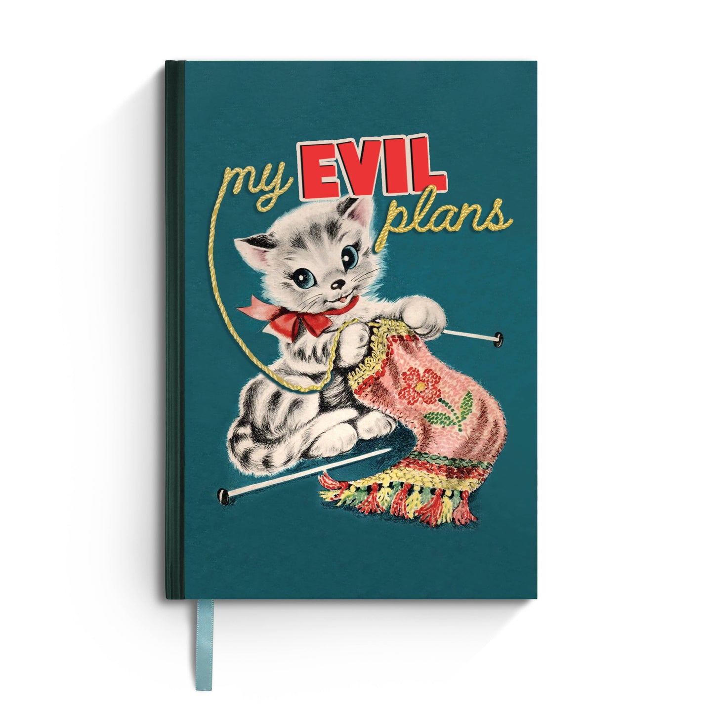 My Evil Plans - Funny Cute Vintage Notebook