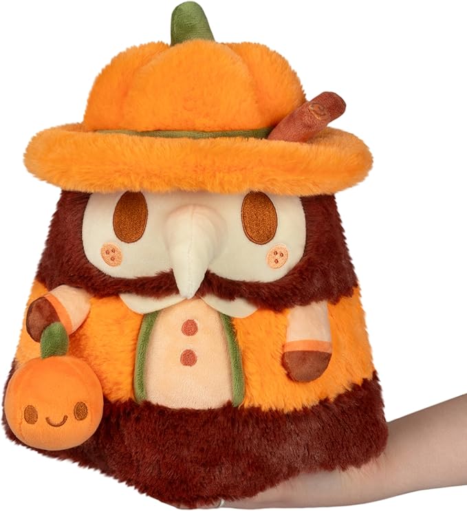 Mini Pumpkin Spice Plague Doctor Plush Toy Squishable