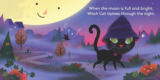 Little Witch Cat: Finger Puppet Book