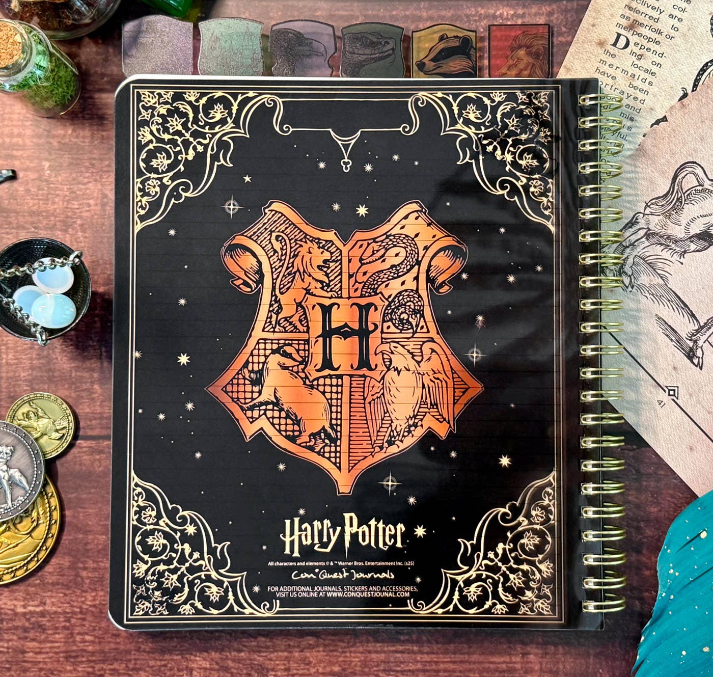 Harry Potter Sorting Hat Tabbed Journal