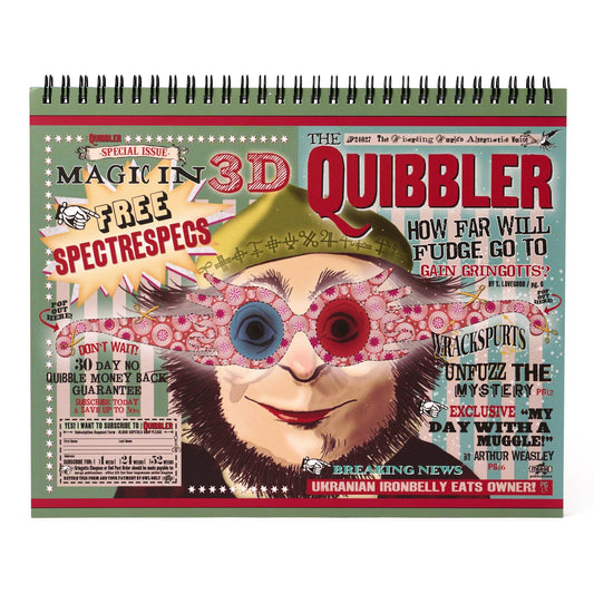 Harry Potter The Quibbler Undated Weekly Planning Pad (8x10)