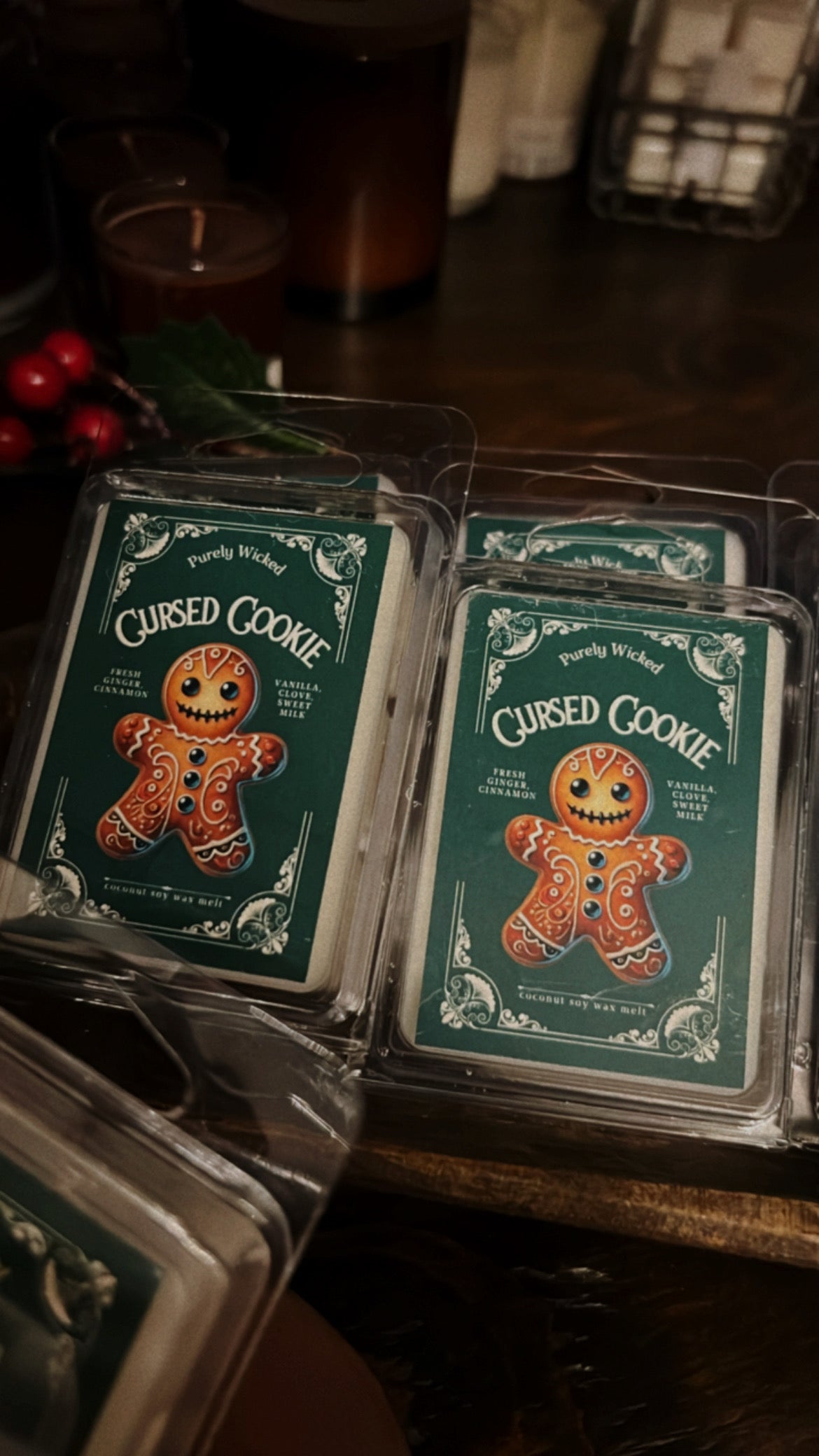 Cursed Cookie - Luxury Holiday Candle Collection