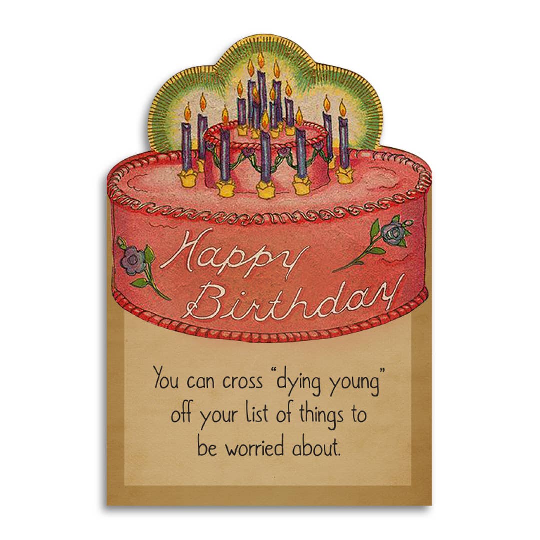 Funny Sarcastic Happy Birthday Card