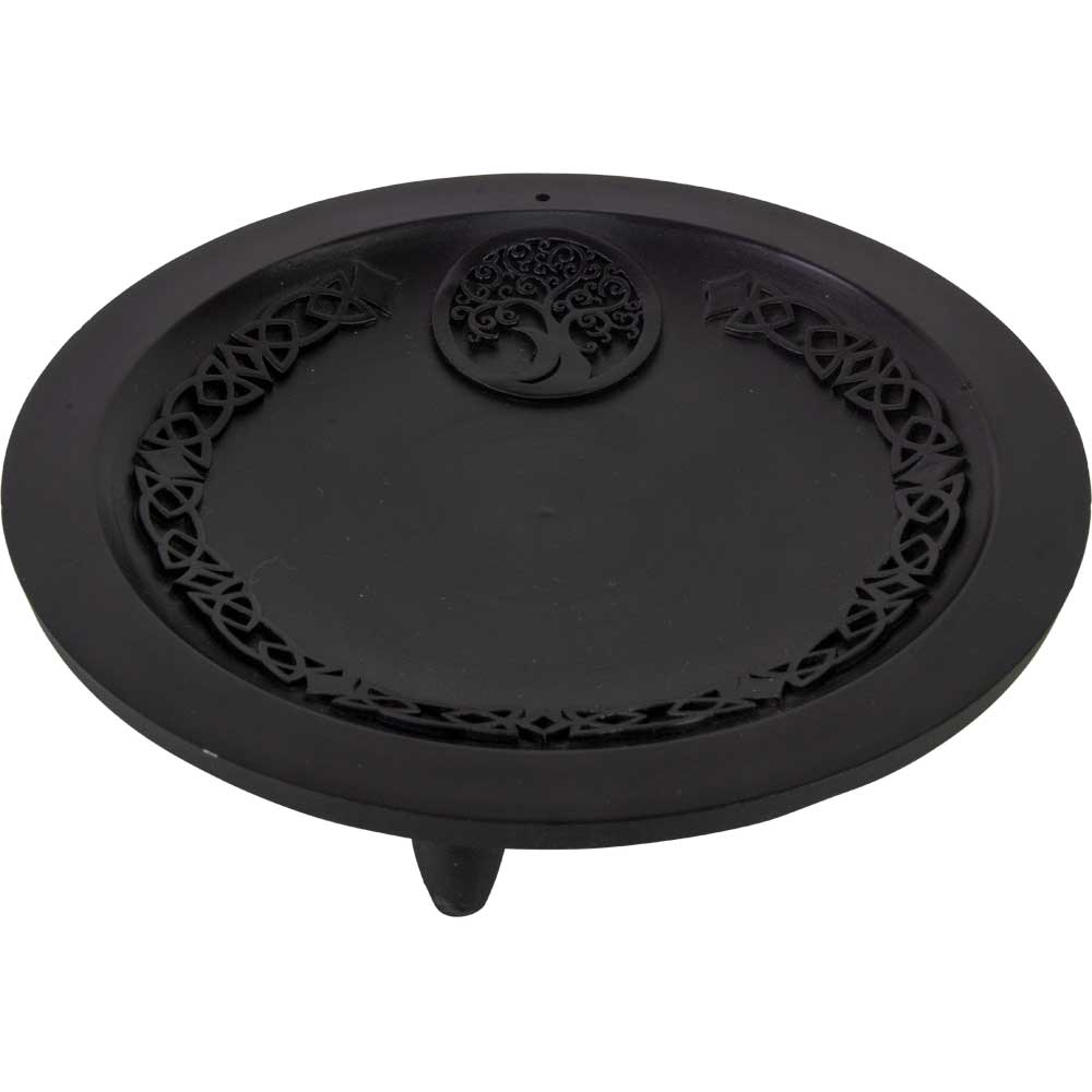 Cast Iron Tree of Life Offering Plate