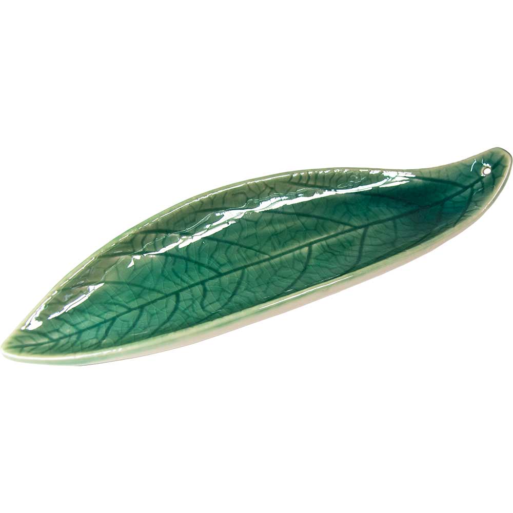 Ceramic Leaf Incense Burner